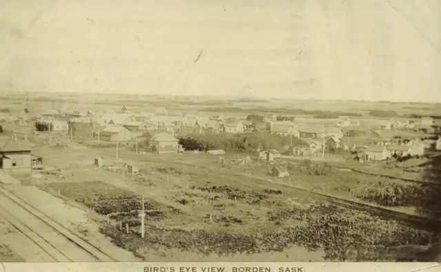 Bird's eye view of Borden