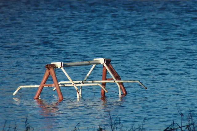 Flooded playground equipment
